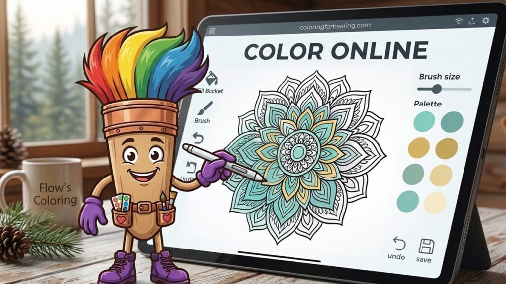 flow coloring online