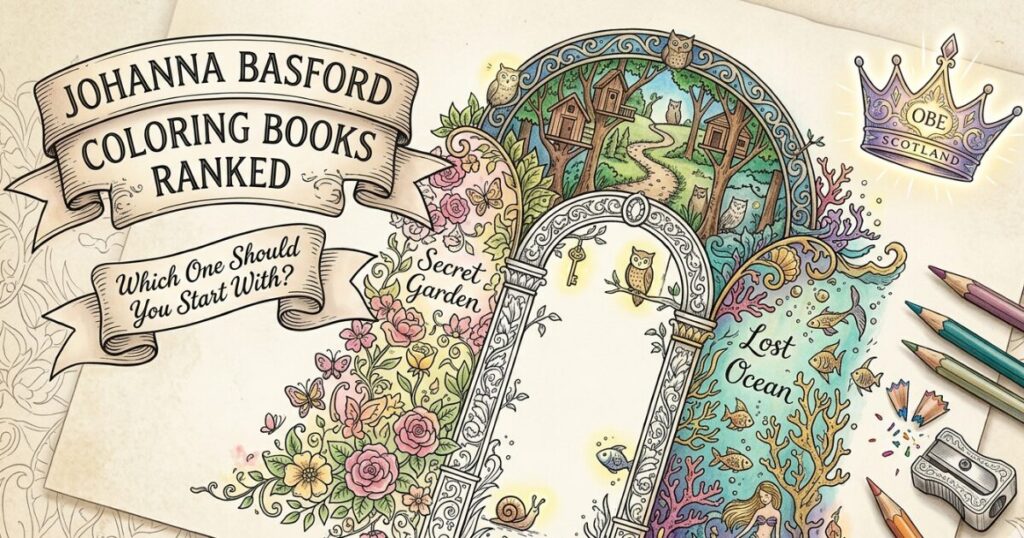 ranking johanna basford coloring books