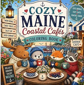 Cozy Maine Coastal Cafés cover